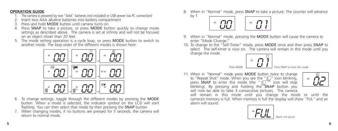 Bushnell 78-7348 manual Operation Guide 