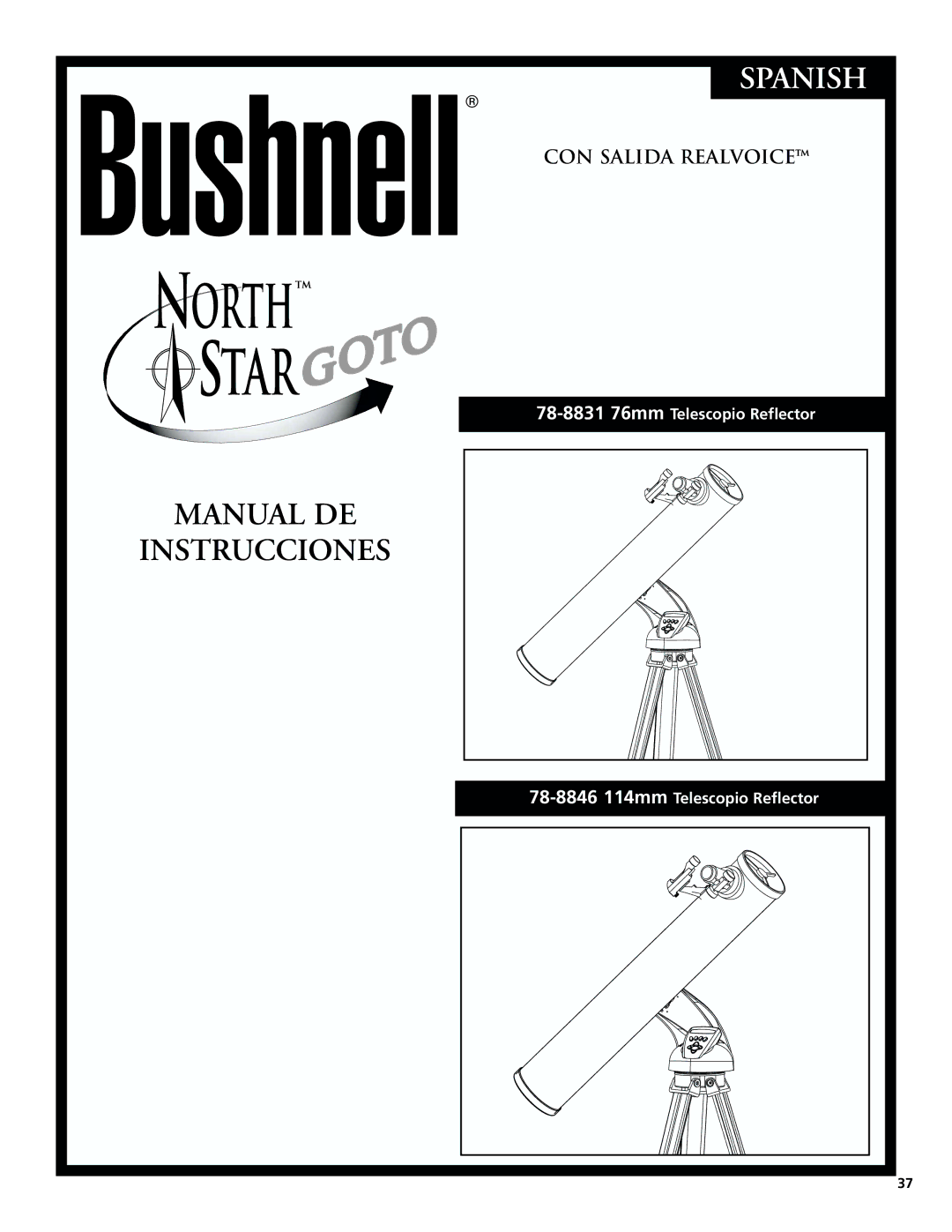 Bushnell 78-8831, 78-8846 instruction manual Spanish 