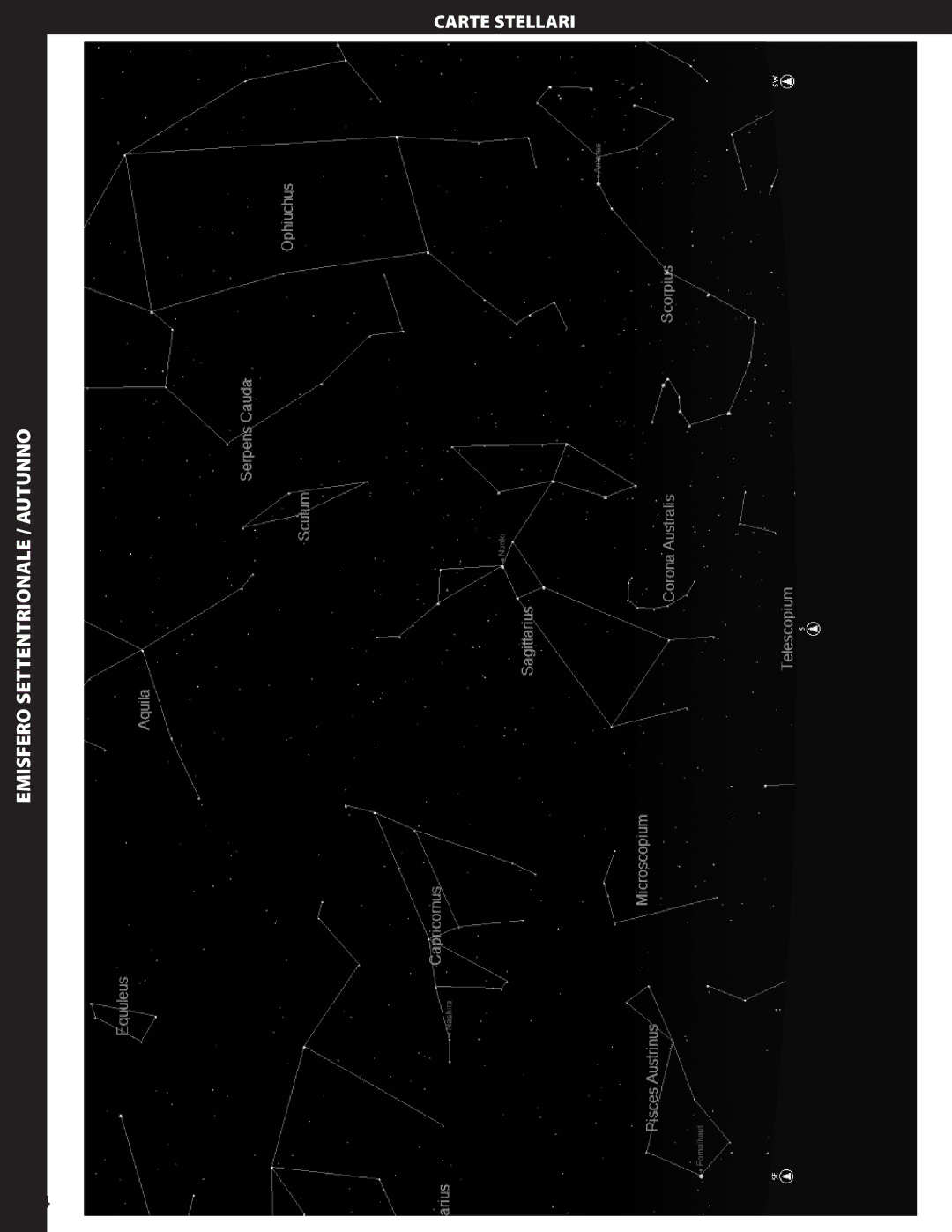 Bushnell 78-8840 instruction manual Emisfero Settentrionale / Autunno 