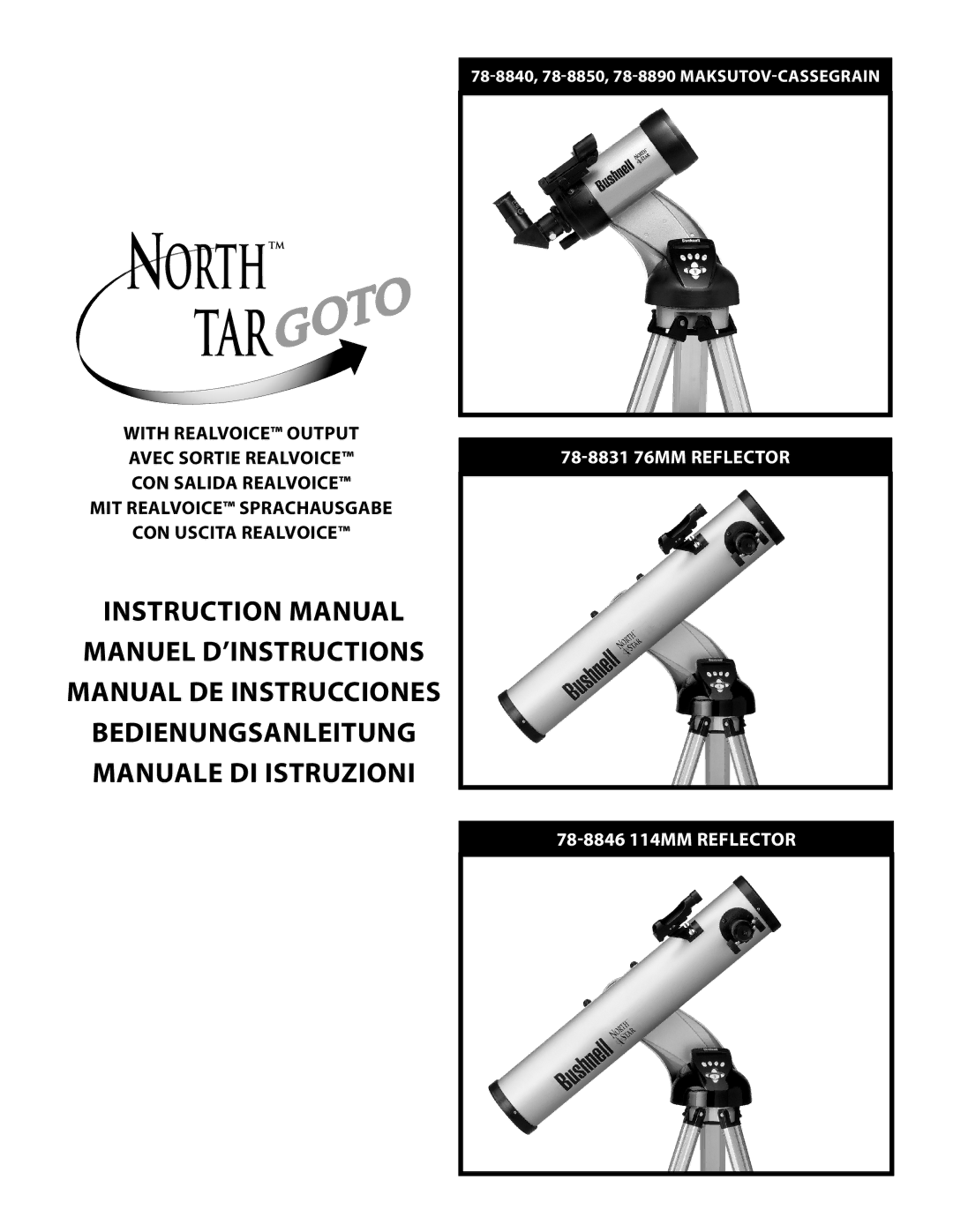 Bushnell 78-8840 instruction manual 