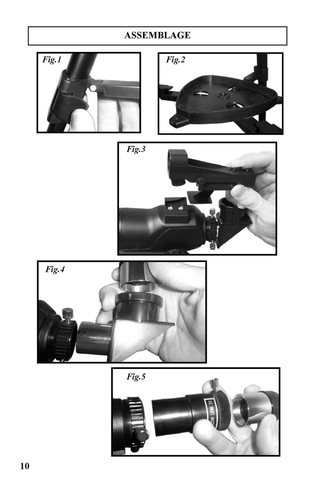 Bushnell 786050 instruction manual Assemblage 