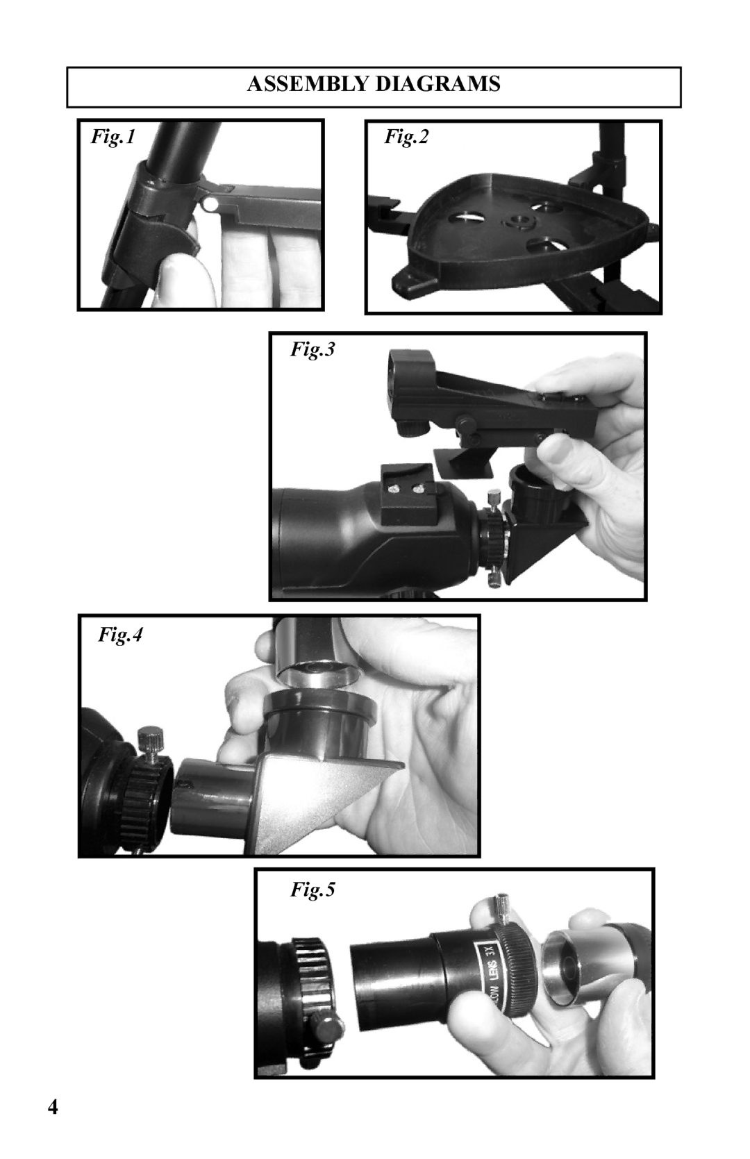 Bushnell 786050 instruction manual Assembly Diagrams 