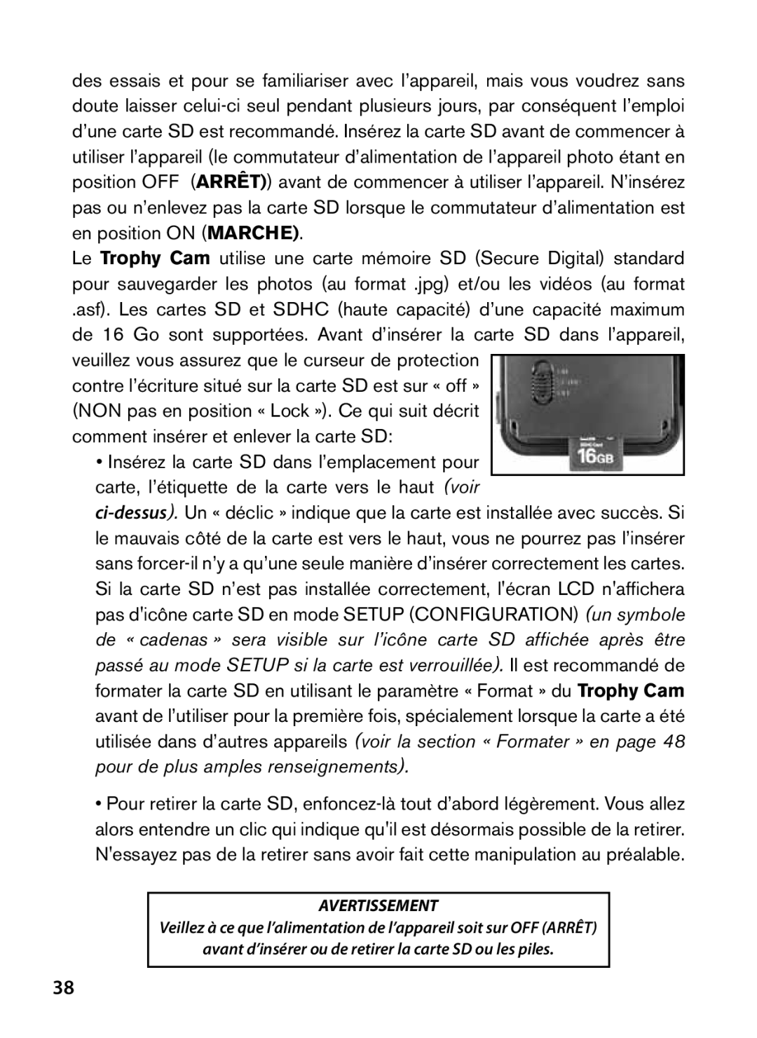 Bushnell 98-1559 / 1-10 instruction manual Avertissement 