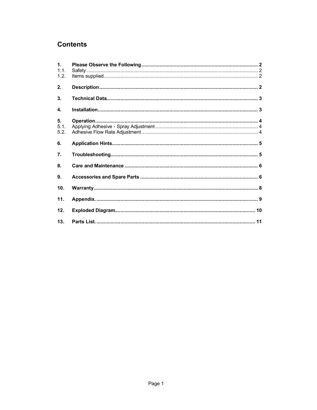 Bushnell 98041, 98037 operation manual Contents 