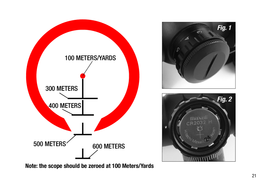 Bushnell BTR-MIL, BTR-2, BTR-1 manual Meters/Yards 