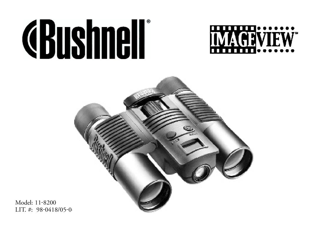 Bushnell Nov-00 manual Model LIT. # 98-0418/05-04 