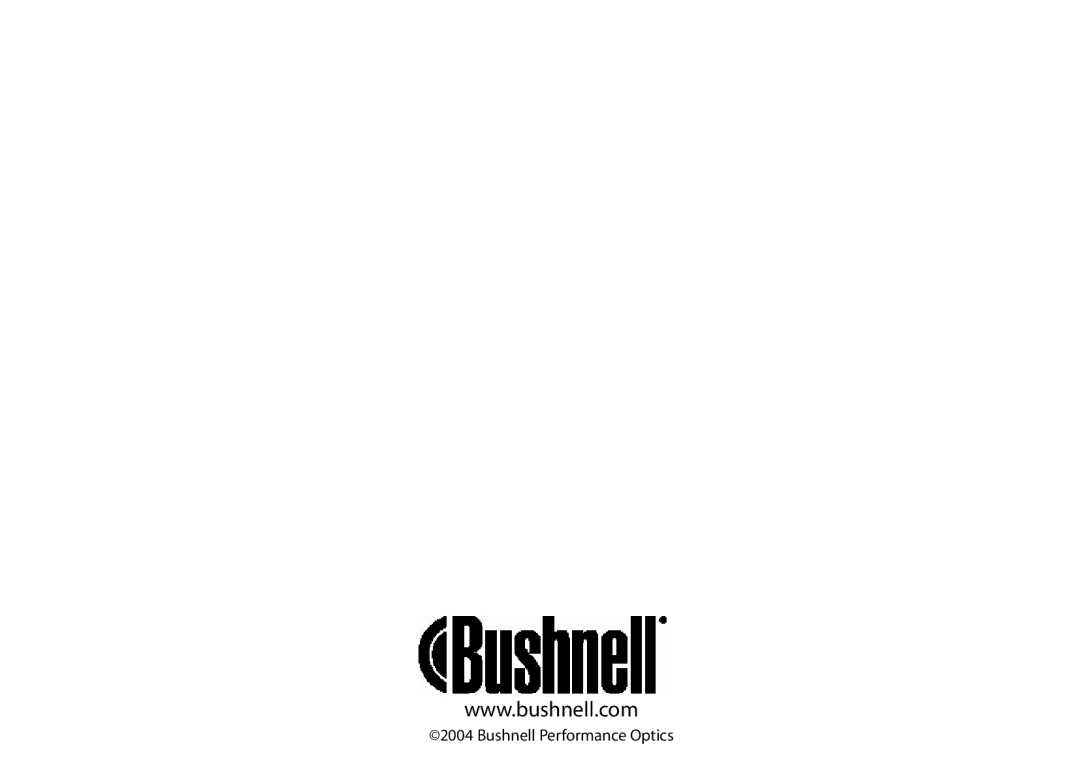 Bushnell Nov-00 manual Bushnell Performance Optics 