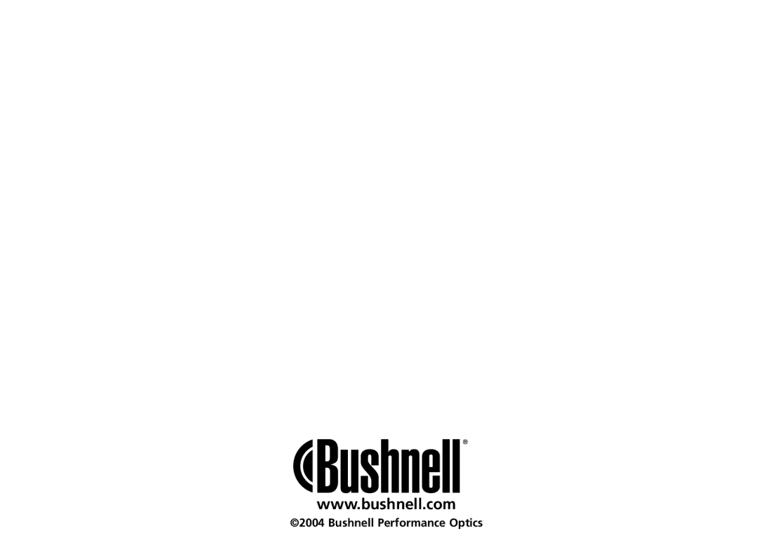 Bushnell Nov-00 manual Bushnell Performance Optics 