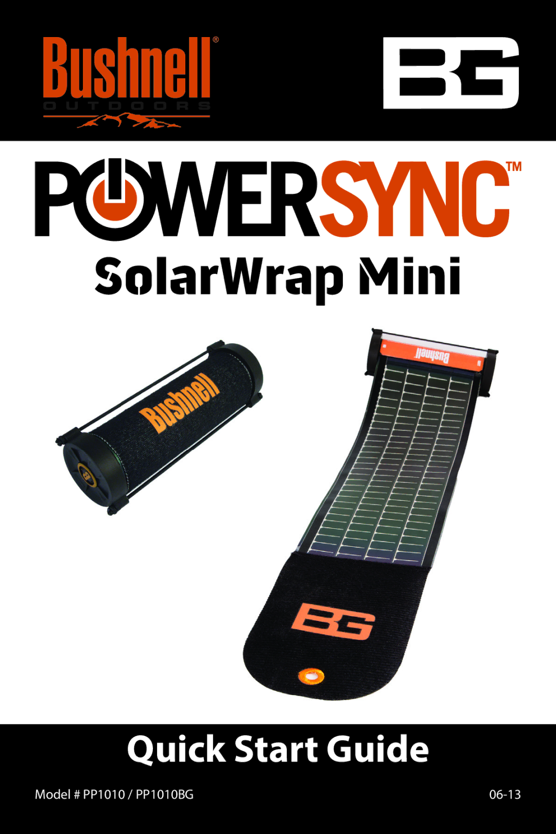 Bushnell PP1010BG quick start SolarWrap Mini 