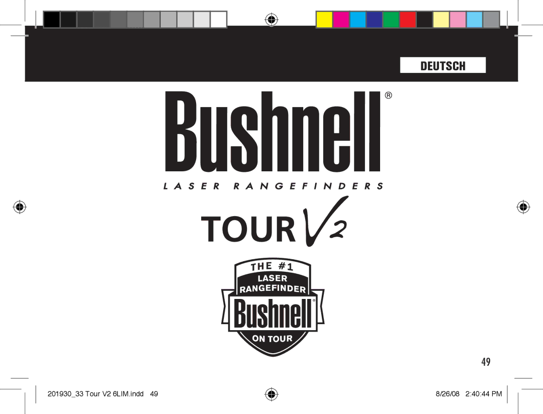 Bushnell Tour V2 manual Deutsch 