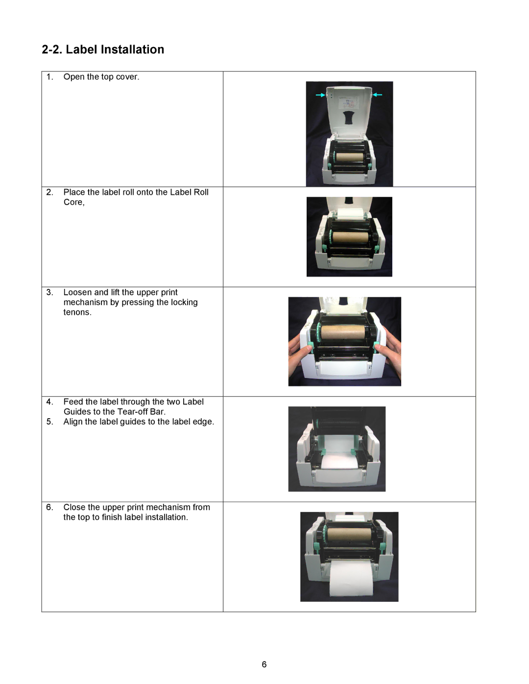 BUSlink FALCON 4D manual Label Installation 