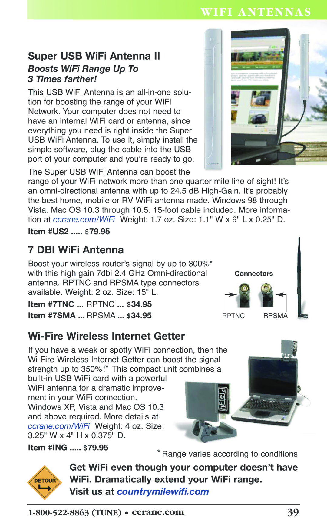 C. Crane 19f manual Wi Fi An Ten Nas, Super USB WiFi Antenna, DBI WiFi Antenna, Wi-Fire Wireless Internet Getter 