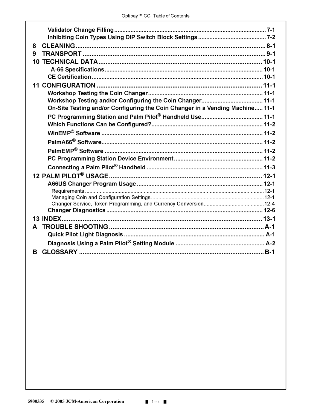 C. Crane A-66 manual Cleaning Transport Technical Data 