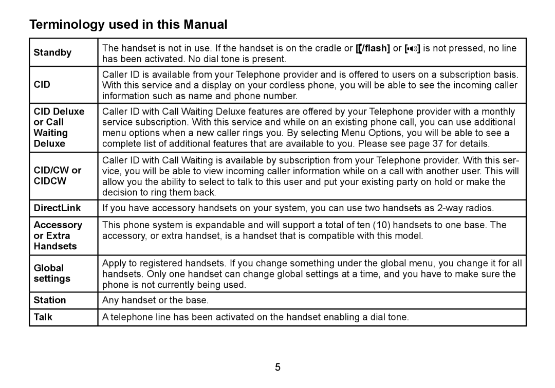 C. Crane TRU9460 manual Terminology used in this Manual 