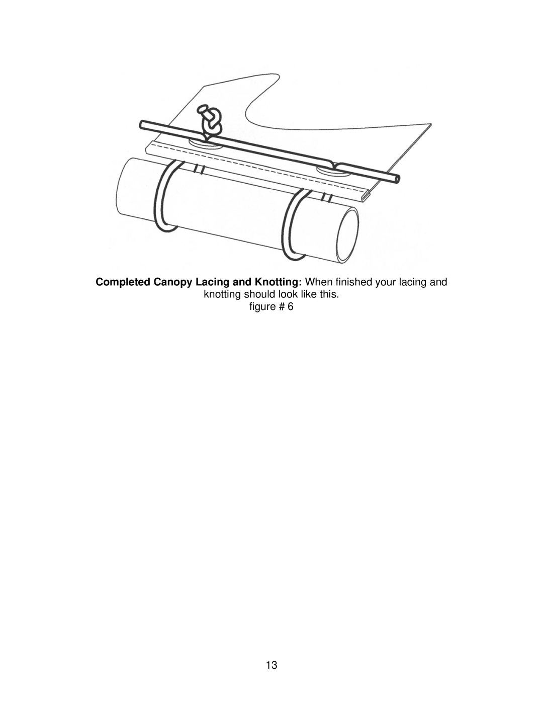 C. E. Smith 52100 manual Knotting should look like this 