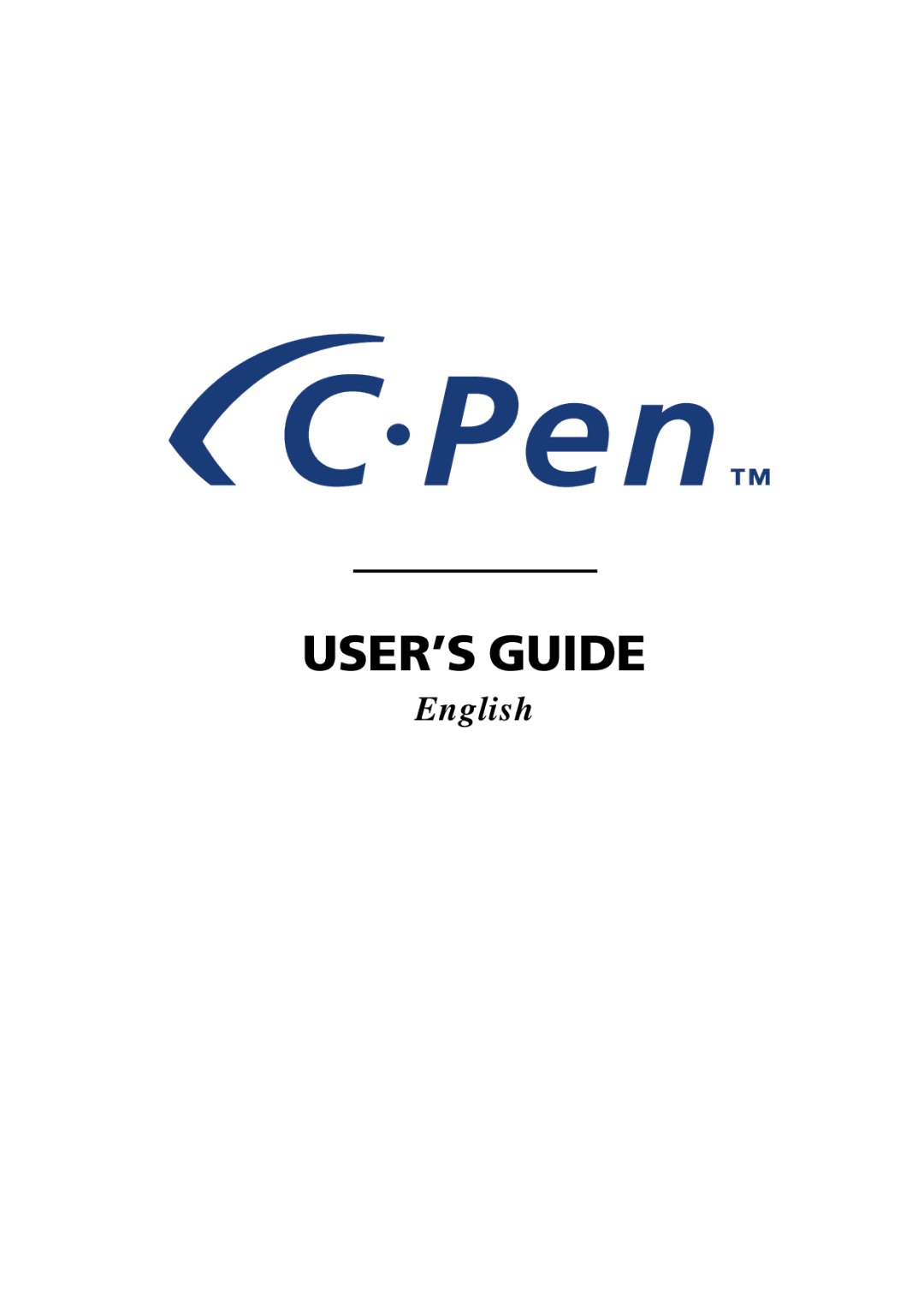 C Technologies C-Pen manual USER’S Guide 