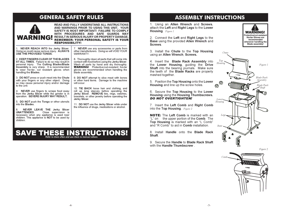 Cabela's 07-3601-A manual General Safety Rules, Assembly Instructions 