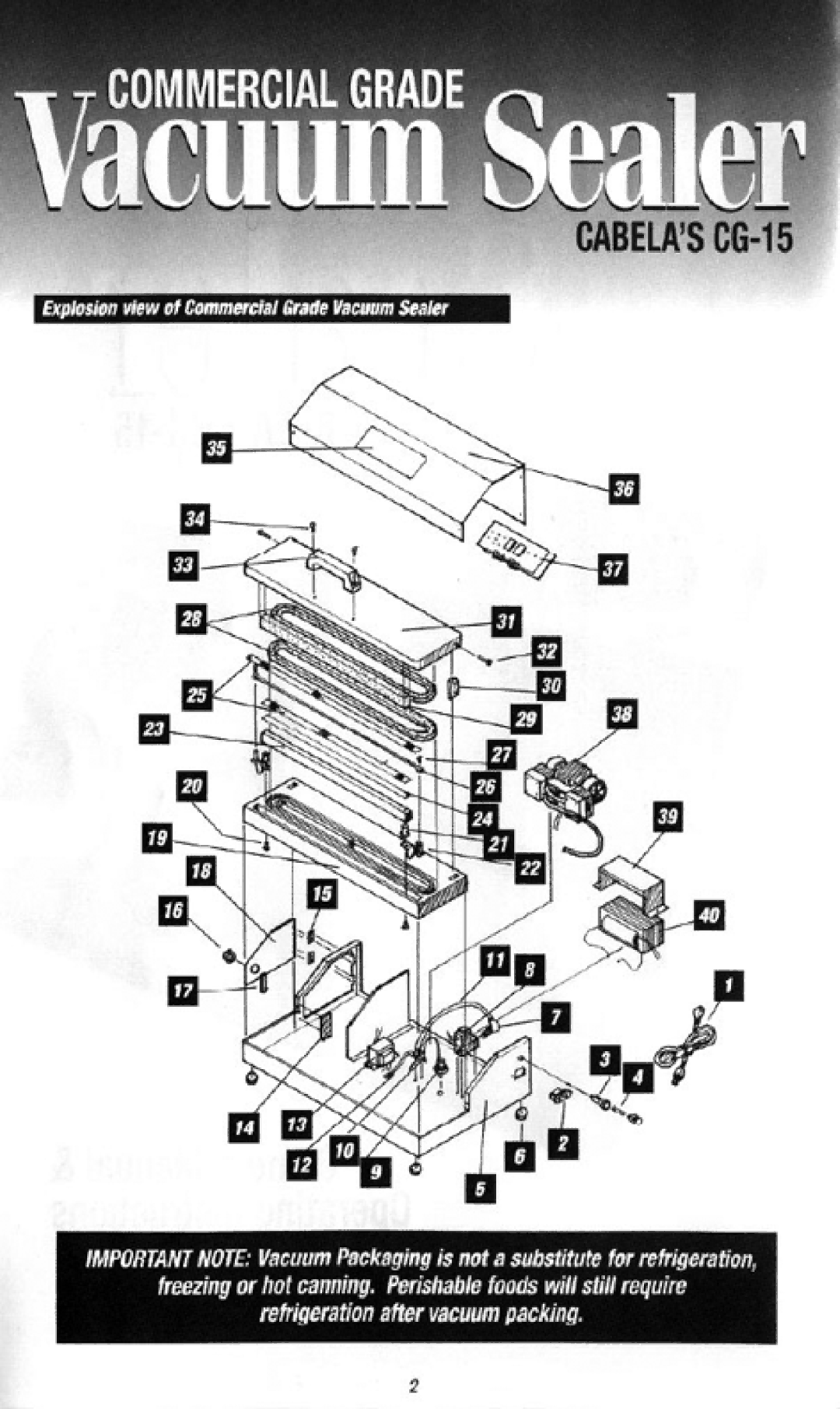 Cabela's 08-0401 manual 