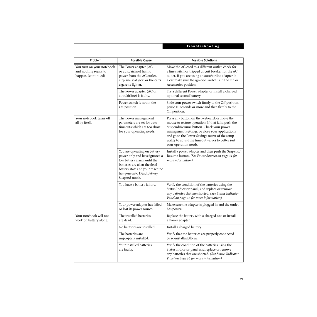 Cabin S Series.book manual Resume button. See Power Sources on page 31 for 