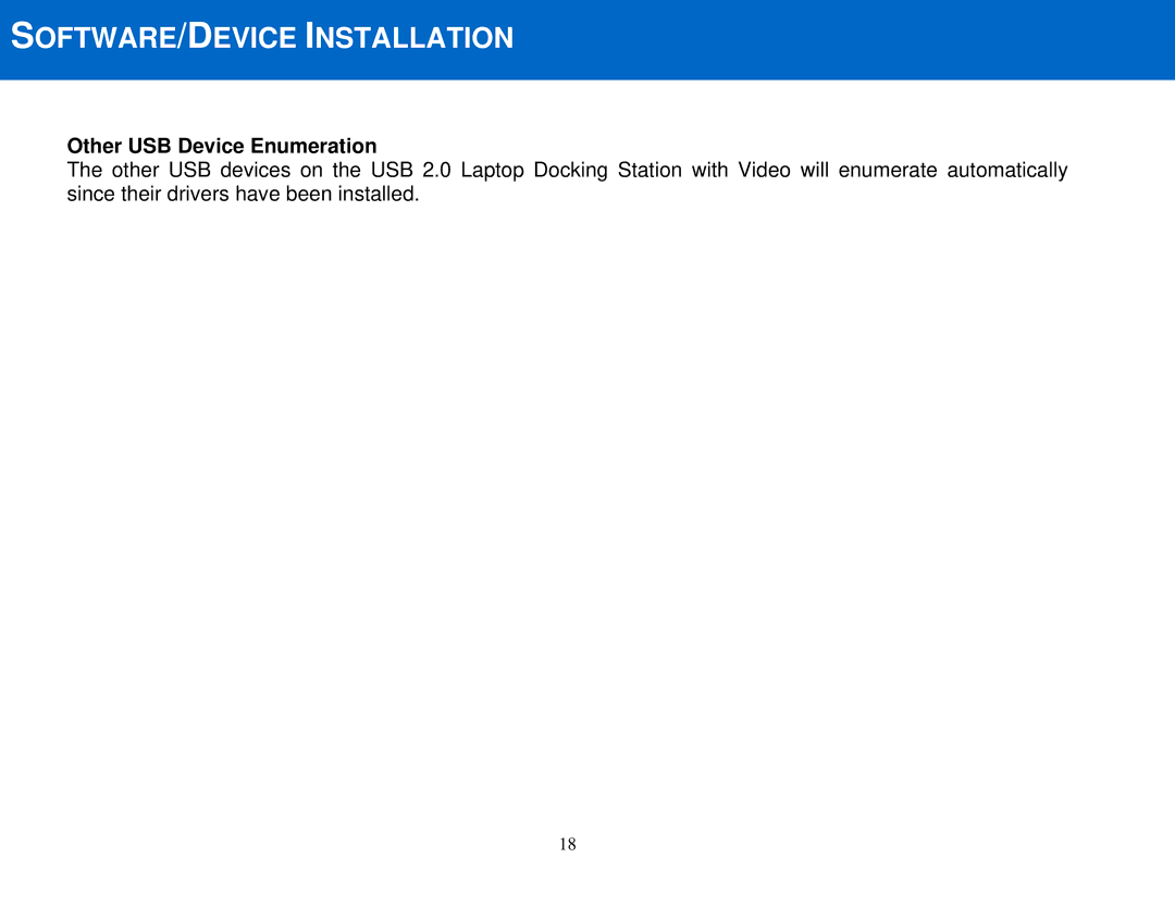 Cables to Go 28652 manual Other USB Device Enumeration 