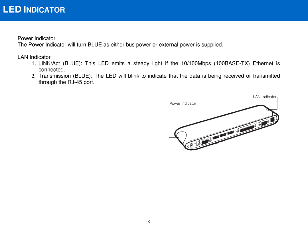 Cables to Go 28652 manual LED Indicator 