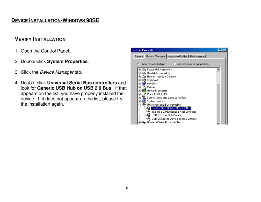 Cables to Go 29509, 29508 manual Double-clickSystem Properties 