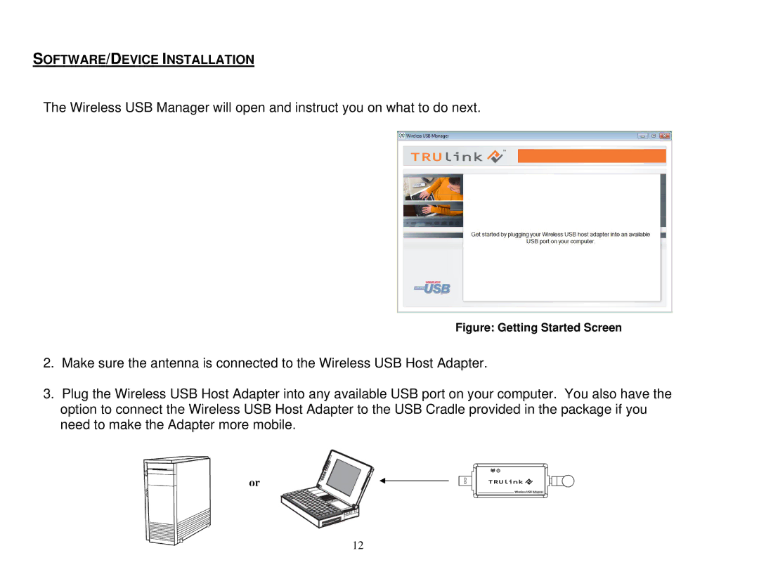 Cables to Go 29571, 29570 manual Figure Getting Started Screen 