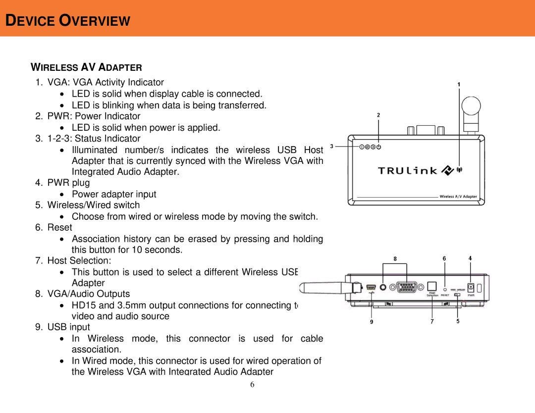 Cables to Go 29599 manual Device Overview 