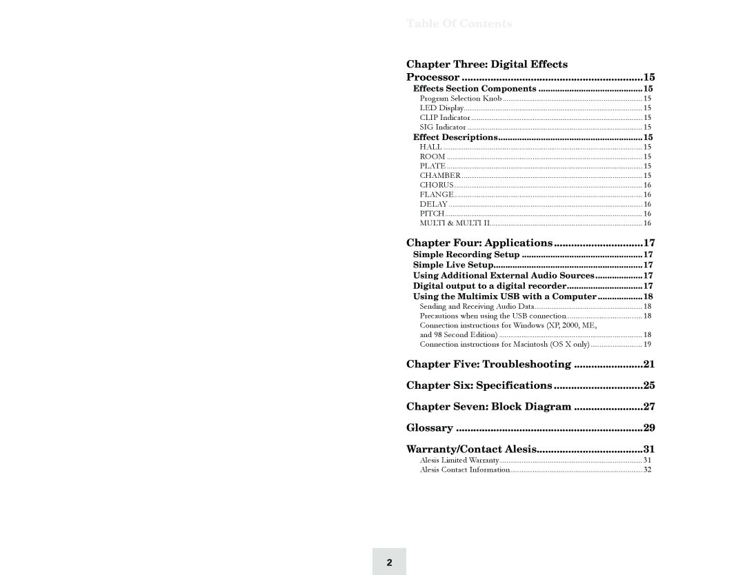 Cables to Go 8 manual Table Of Contents 