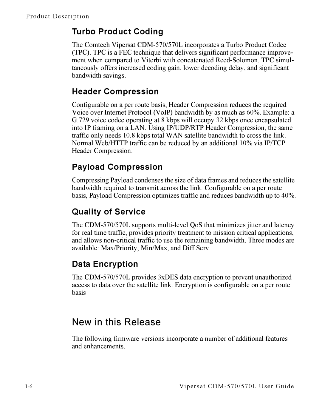 Cables to Go CDM-570L manual New in this Release 