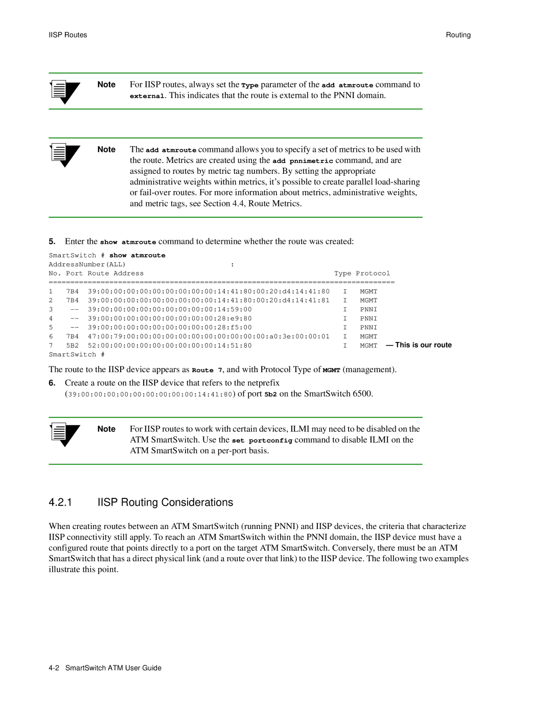 Cabletron Systems 04-0053-01 manual Iisp Routing Considerations 