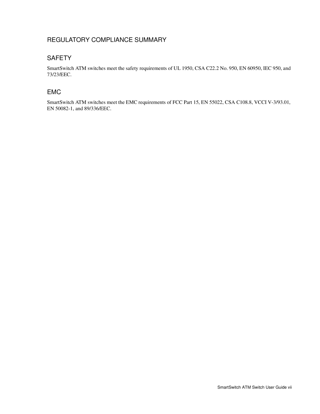 Cabletron Systems 04-0053-01 manual Regulatory Compliance Summary Safety 