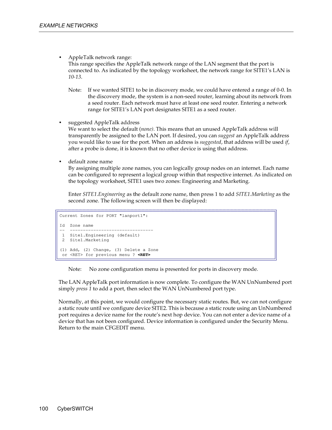 Cabletron Systems 1000, 1200 manual Example Networks 