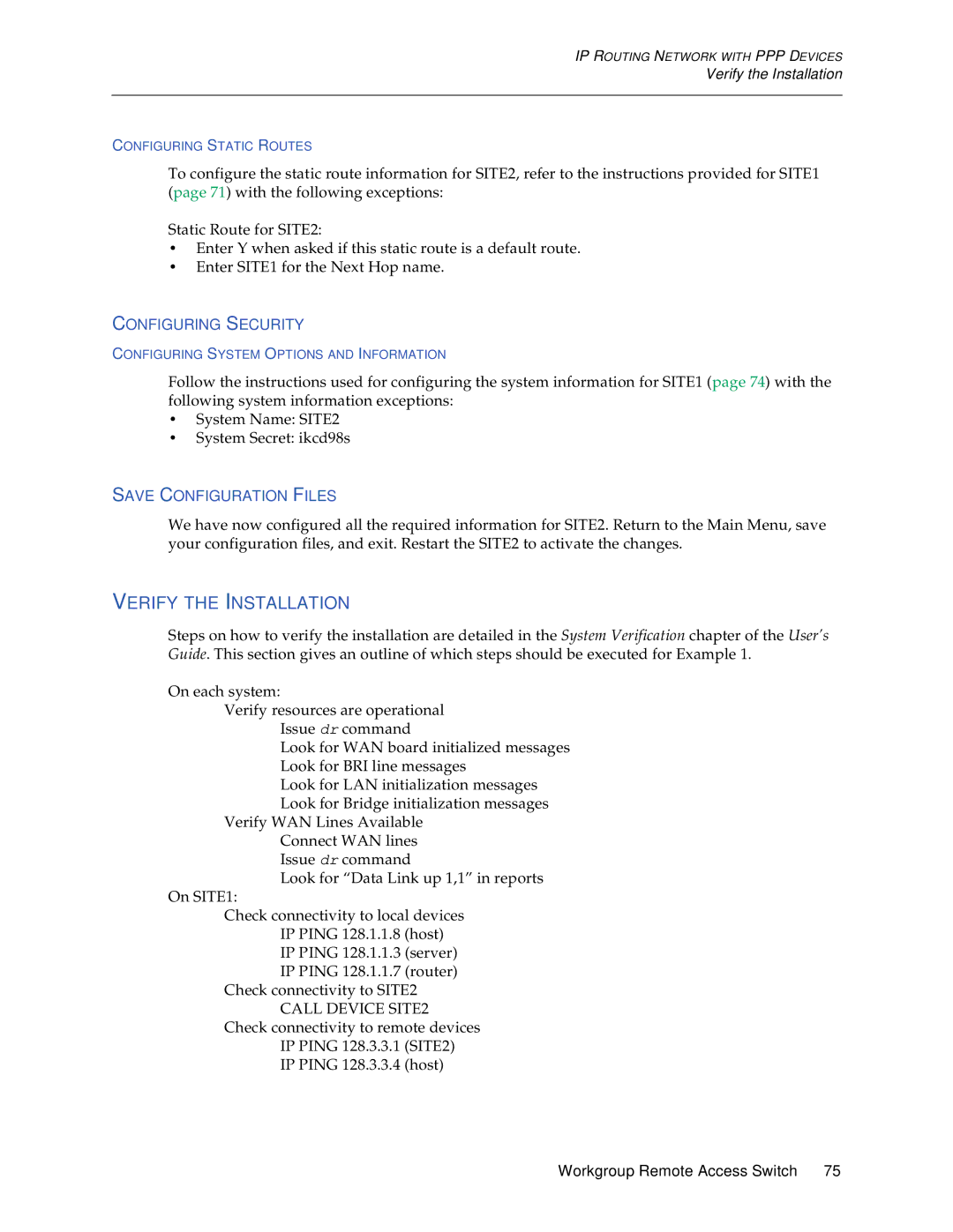 Cabletron Systems 1200, 1000 manual Configuring Security, Save Configuration Files 