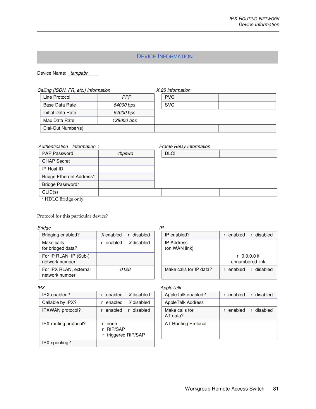 Cabletron Systems 1200, 1000 manual 128000 bps 