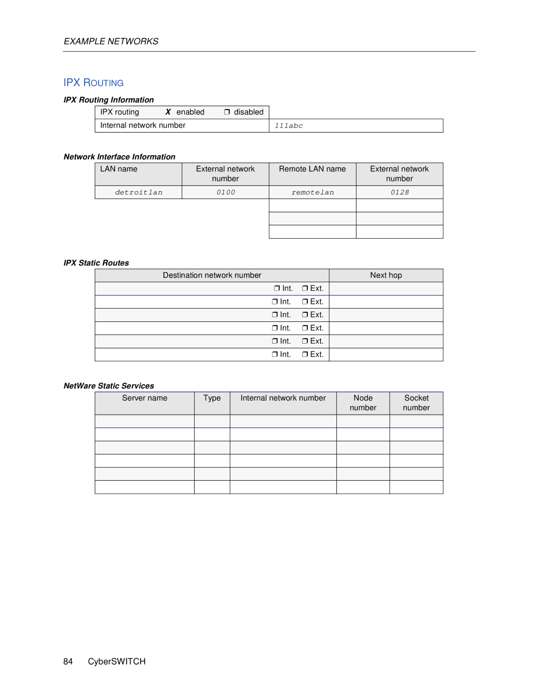 Cabletron Systems 1000, 1200 manual IPX Routing 