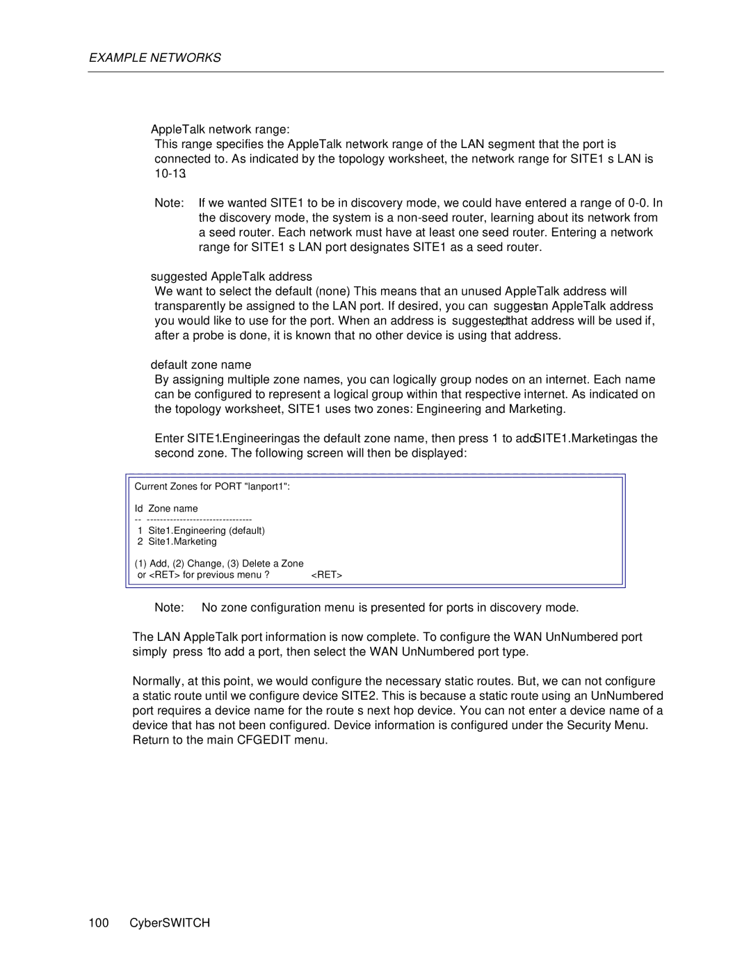 Cabletron Systems 150 manual Example Networks 