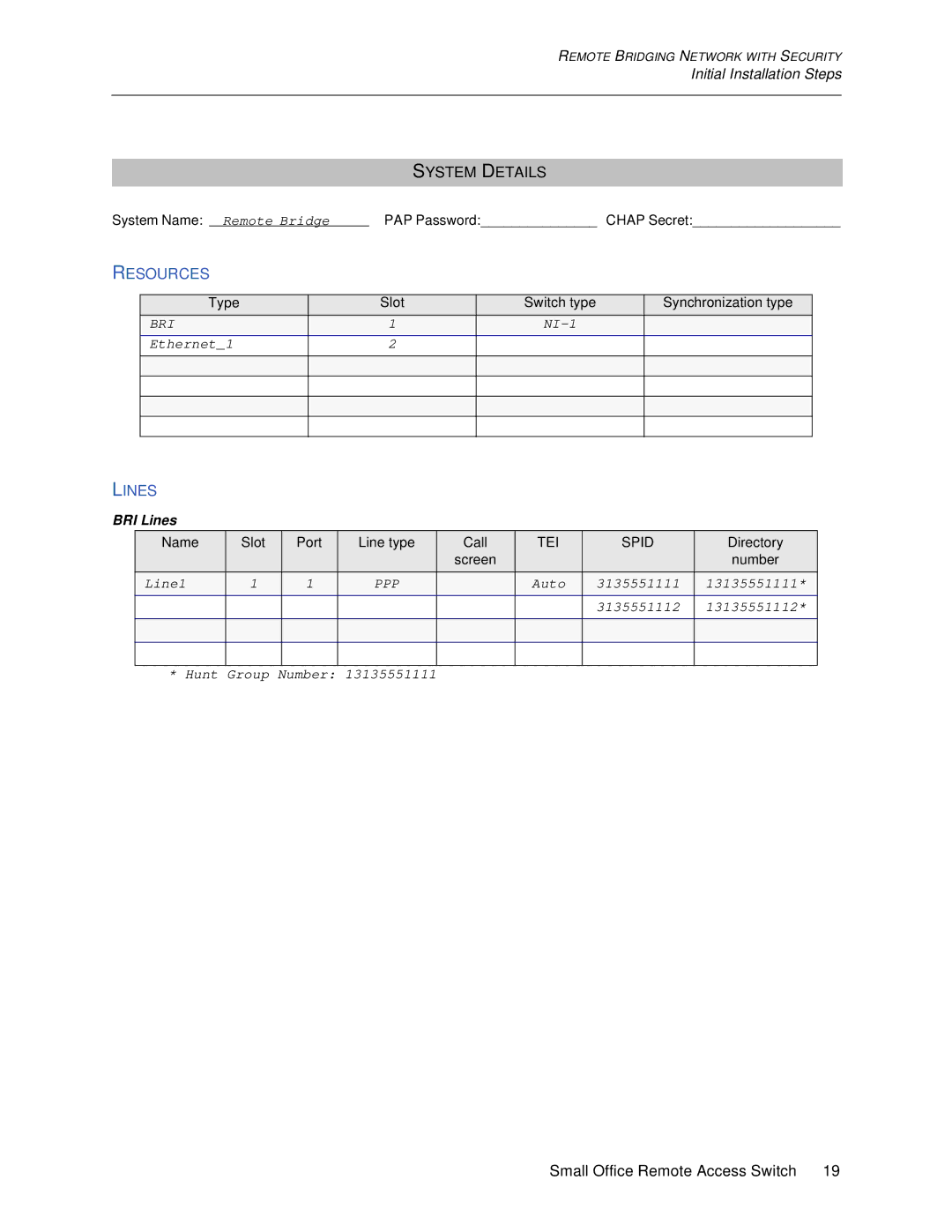 Cabletron Systems 150 manual Bri 