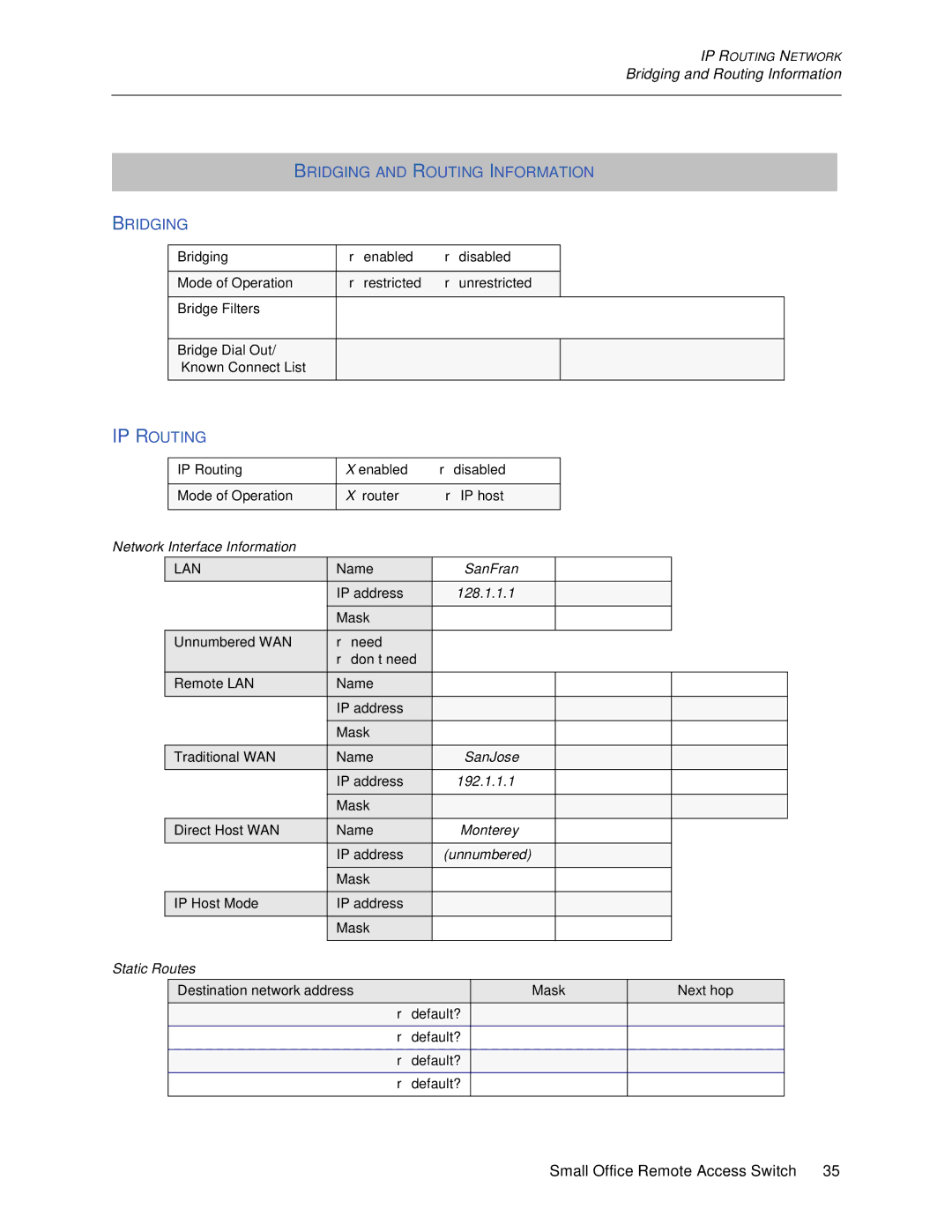 Cabletron Systems 150 manual SanFran 