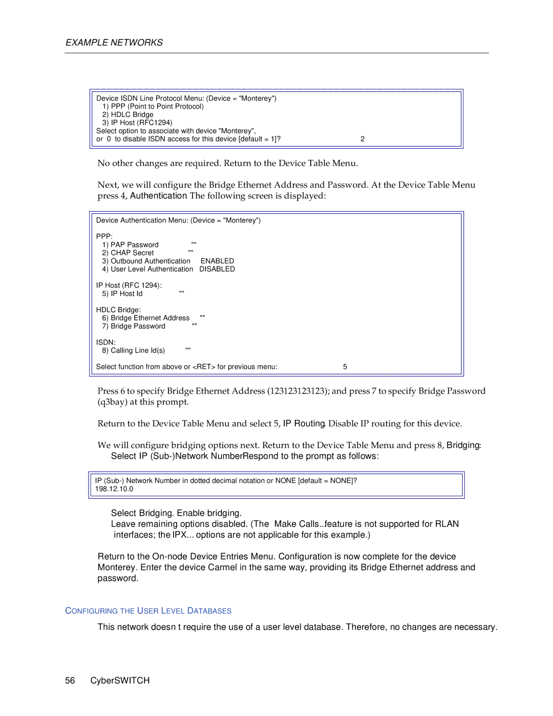 Cabletron Systems 150 manual 198.12.10.0 