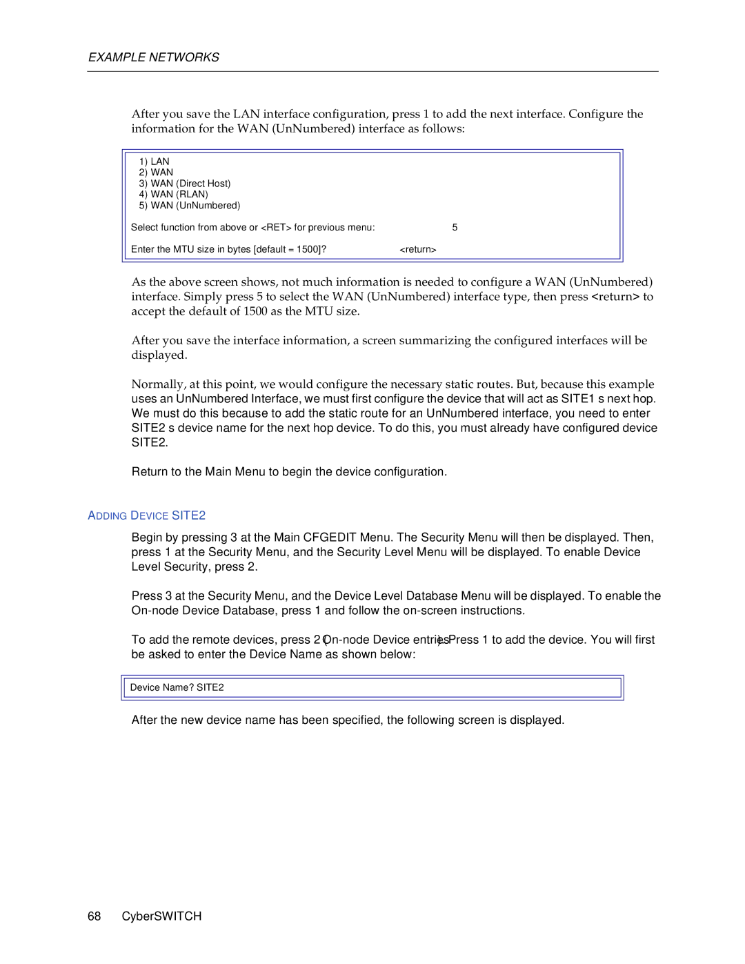 Cabletron Systems 150 manual Device Name? SITE2 