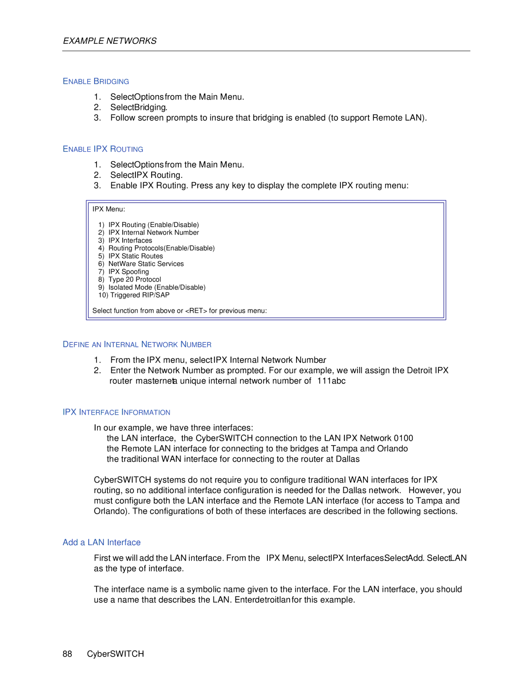 Cabletron Systems 150 manual Add a LAN Interface 