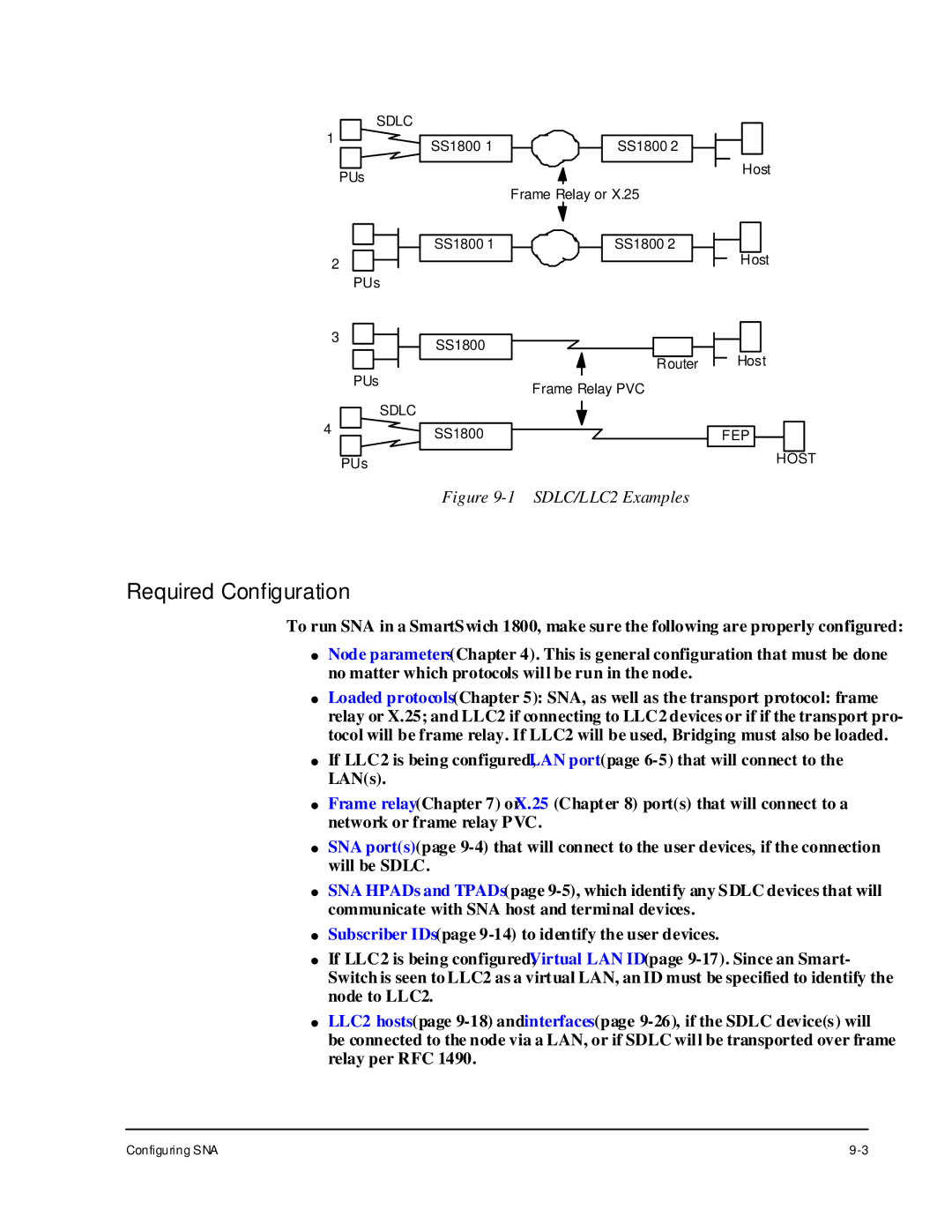 Cabletron Systems 1800 manual SDLC/LLC2 Examples 