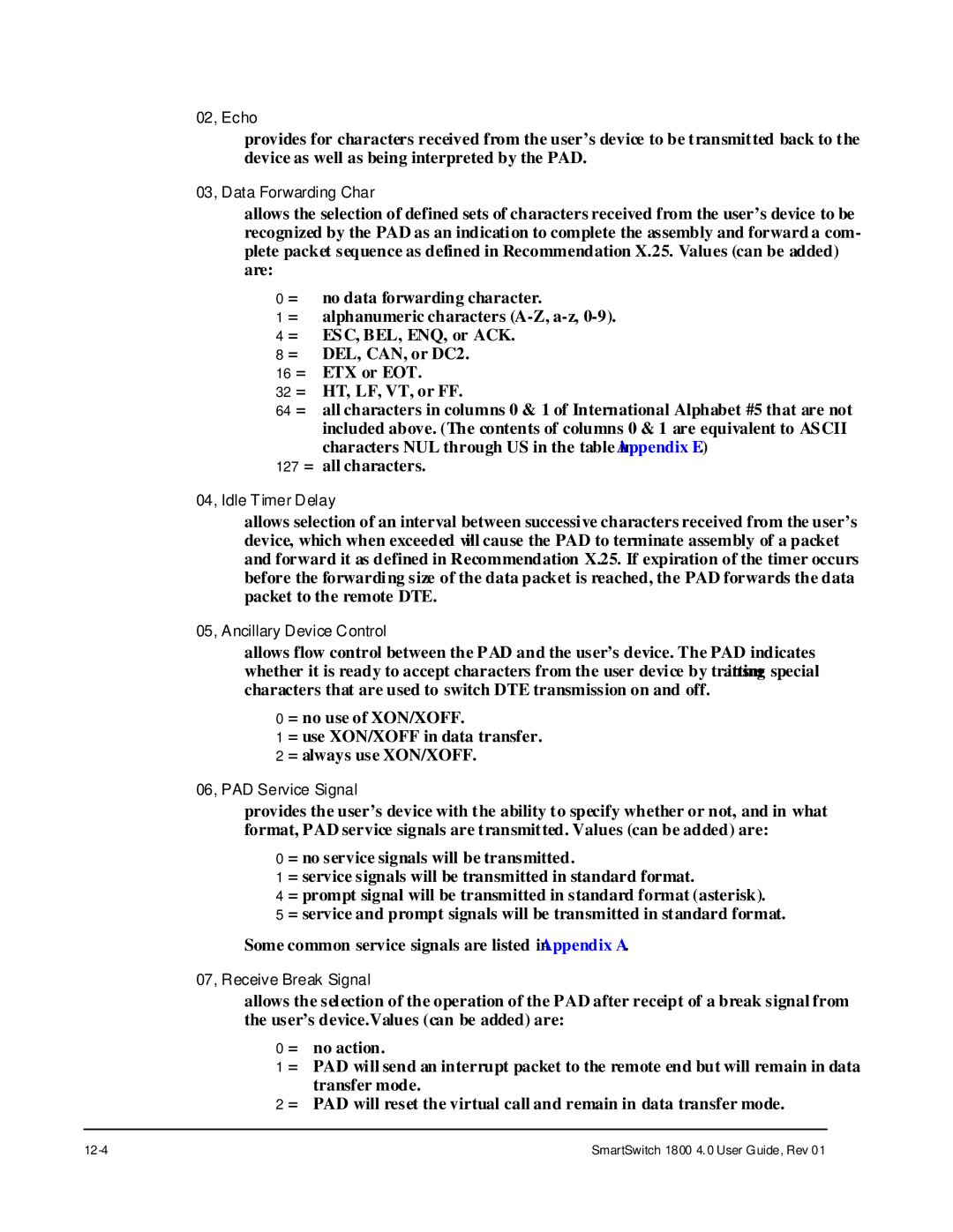 Cabletron Systems 1800 manual 02, Echo 