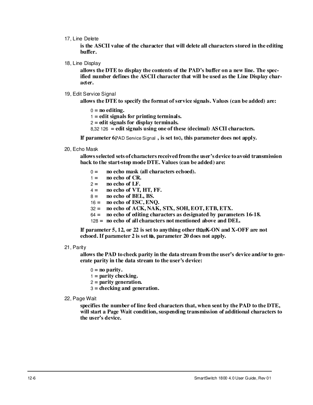 Cabletron Systems 1800 manual 17, Line Delete 