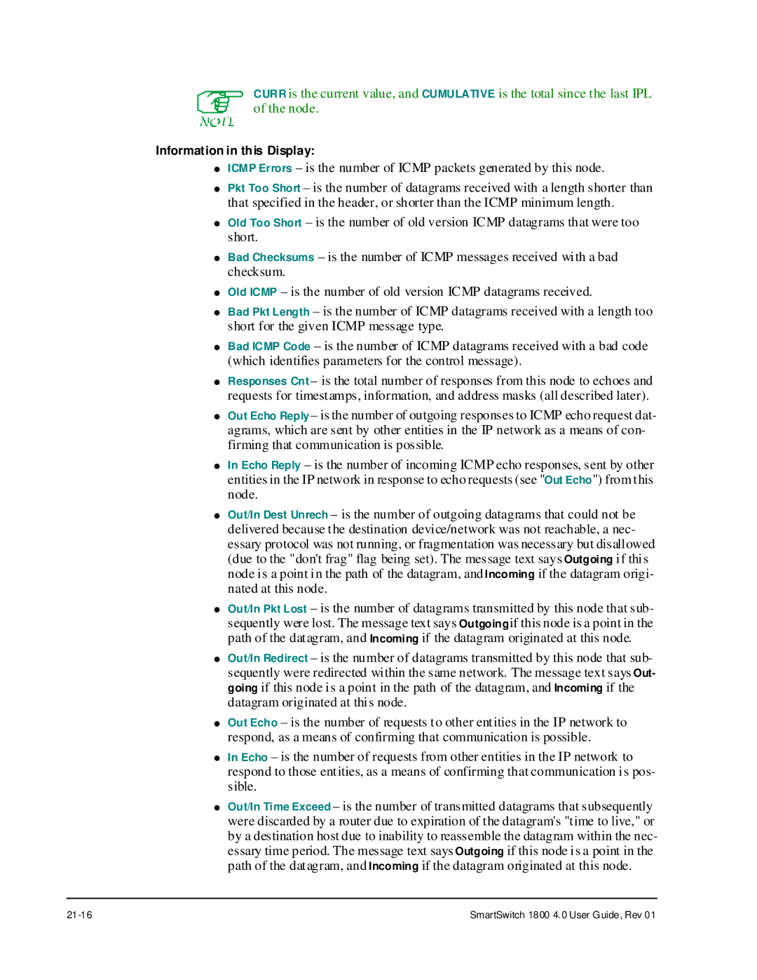 Cabletron Systems 1800 manual 21-16 