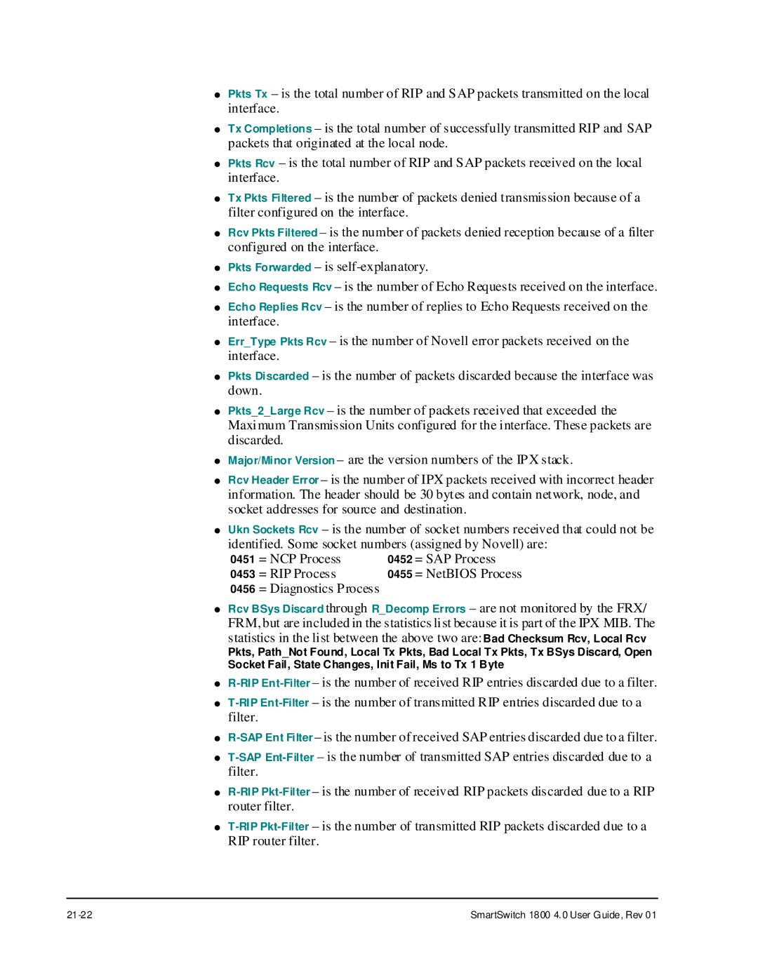 Cabletron Systems 1800 manual = NCP Process 