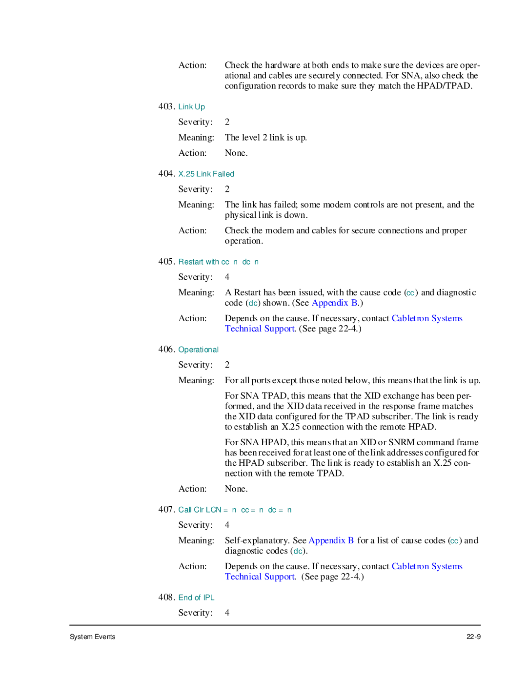 Cabletron Systems 1800 manual Configuration records to make sure they match the HPAD/TPAD 