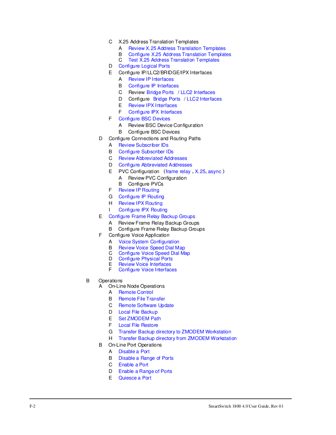 Cabletron Systems 1800 manual Address Translation Templates 