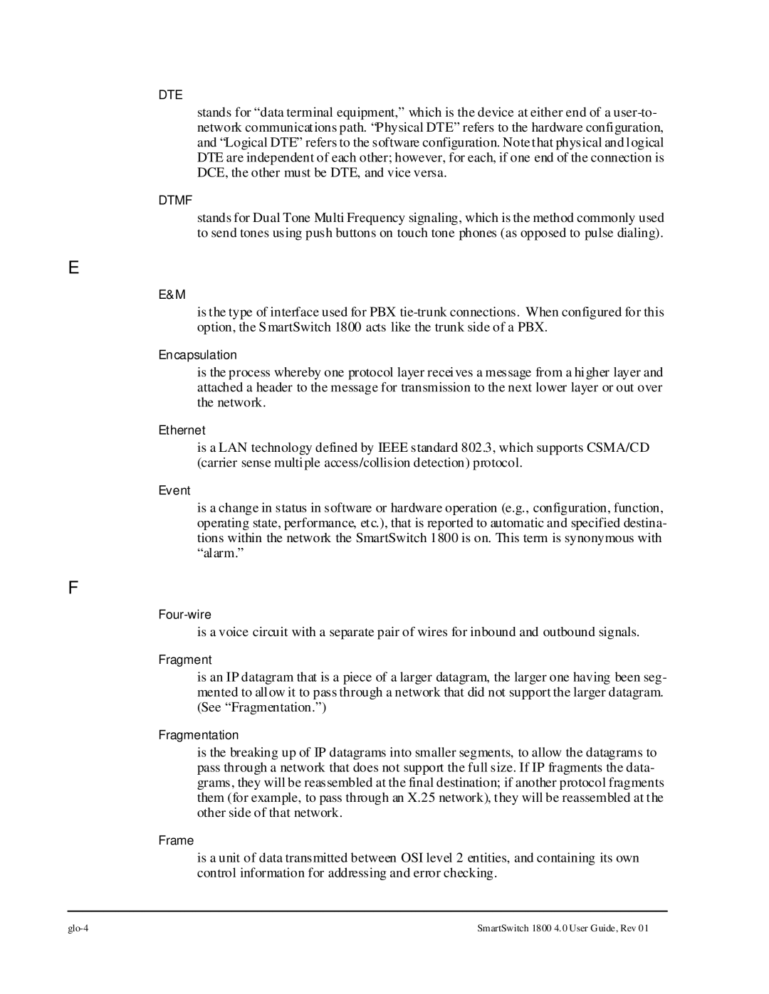 Cabletron Systems 1800 manual Dte 